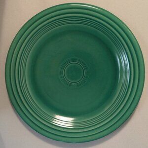 Vintage Fiesta Medium Green 10" Dinner Plate, Homer Laughlin 1936-1969